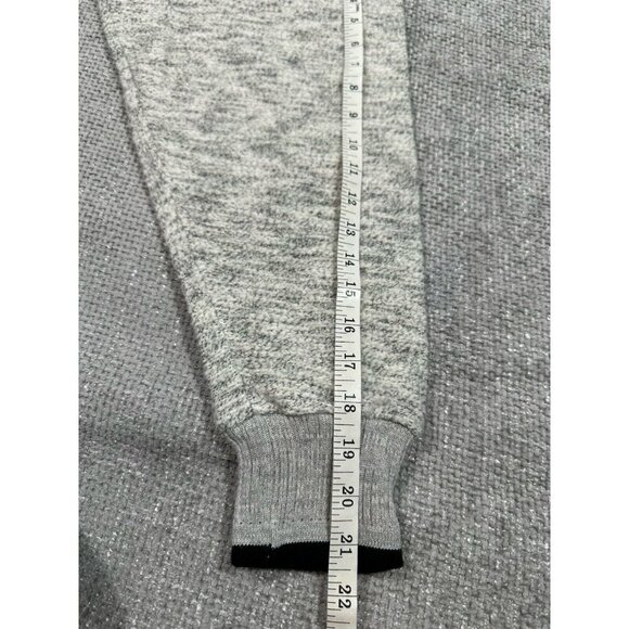 Art Unlimited Sweater shirt Mens Large Gray Aztec Nub Wolf Sweatshirt V Neck - Picture 13 of 13